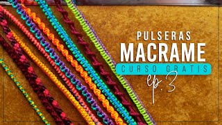 10 PULSERAS FÁCILES Y RÁPIDAS 💥» Ep 31  pulseras de hilo  friendship bracelets ● Curso de Macrame [upl. by Galvan]