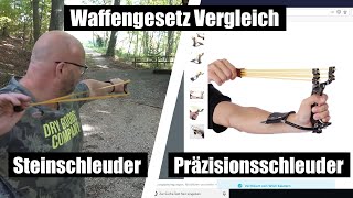 Waffenrechtliche Einordnung von Schleuder vs Präzisionsschleuder [upl. by Evangelist716]