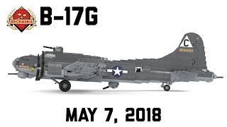 B17G  WWII Heavy Bomber  Custom Military Lego [upl. by Yarb]