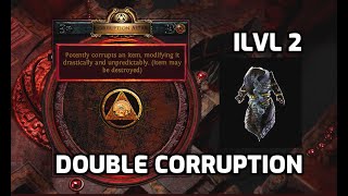 POE Double Corruption Chamber Low ilvl Trick [upl. by Feliks]