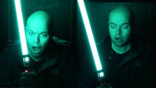 My First Realistic Lightsaber Unboxing and Powering it Up Starkiller [upl. by Lewap]