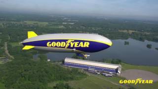 Goodyear Blimp Fleet Welcomes the Wingfoot Two – Christened by Savannah James [upl. by Nnylsia173]