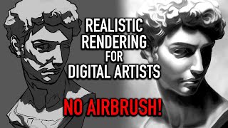 Art Tutorial REALISTIC RENDERING  PAINT WITHOUT AIRBRUSH [upl. by Yelhsa532]