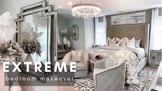 EXTREME Bedroom Makeover  DIY Wall Decor on a Budget  aesthetic bedroom transformation [upl. by Pierrepont]