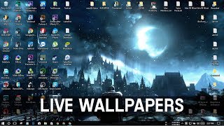 How To Set Live Animated Wallpapers  Windows 10  Wallpaper Engine [upl. by Nomead]