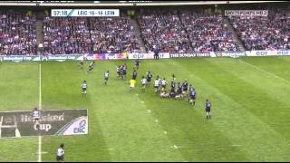 Leinster vs Leicester  Heineken Cup 2009  Final  2 T [upl. by Oramug]