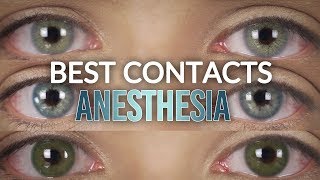 Best Colored Contacts  Anesthesia Lenses [upl. by Gasparo]