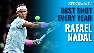 Rafael Nadal Best Shot Every Year on Tour  20032020 [upl. by Ferrell]