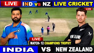 🔴Live IND vs NZ 12th ODI  Live Scores amp Commentary  India vs New Zealand  2nd Innings [upl. by Ecyor]