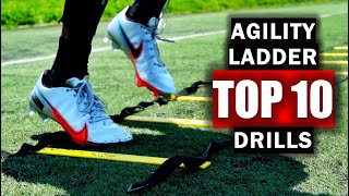 10 Speed amp Agility Ladder Drills For Fast Footwork amp Quickness Level 1 [upl. by Anilorak]