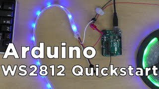 How to use WS2812B RGB LEDs with Arduino [upl. by Onitnas246]