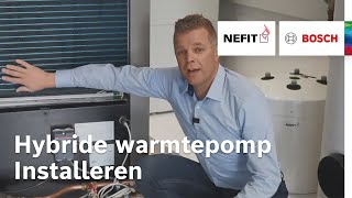 Hybride warmtepompinstallatie Installeren [upl. by Ahter]