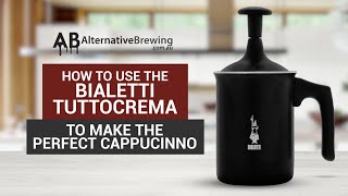 How to Use the Bialetti Tuttocrema Milk Frother [upl. by Tat]