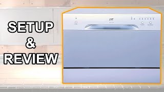 SPT Countertop Dishwasher Setup amp Review  For Small Kitchens [upl. by Ataynik]