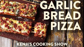 How to Make Better French Bread Pizza  Kenjis Cooking Show [upl. by Ailem]