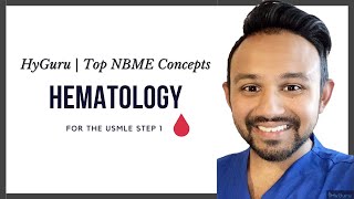 Top NBME Concepts  Hematology USMLE Step 1 [upl. by Lodge]