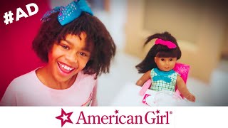 American Girl Doll Twin Makeover [upl. by Htor]