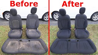 How To Super Clean Cloth and Leather Seats [upl. by Yroffej]