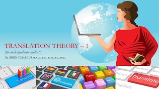 Translation Theory Part1 for Undergraduate Students [upl. by Ydor67]