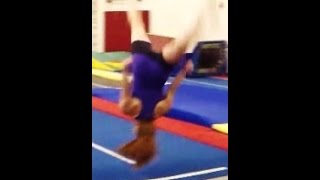 Front Aerial Drills With Coach Meggin Professional Gymnastics Coach [upl. by Allissa270]