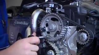 MercedesBenz Engine OM607 Timing Belt Replacement [upl. by Belsky831]