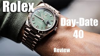 Rolex DayDate 40 Rose Gold Review [upl. by Luigino580]