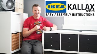 How to Assemble IKEA Kallax Series Shelves [upl. by Hereld]