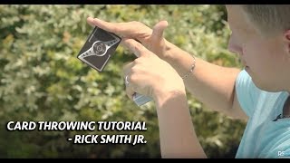 Card Throwing Tutorial  Rick Smith Jr [upl. by Davin]