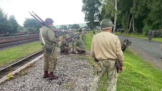 Peak Rail Rowsley 1940s Weekend Demo Part One [upl. by Straub77]