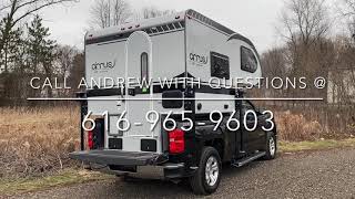 2021 NUCAMP CIRRUS 620 4 SEASON truck camper  lightweight offgrid UNDER 1500 Grand Rapids MI VRV [upl. by Shiekh523]