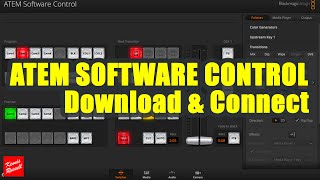 How to Download amp Connect ATEM Software Control ATEM Mini Pro Tutorial [upl. by Gervase]