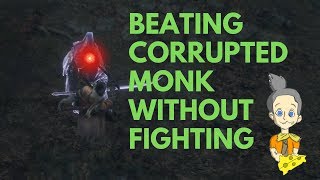 How to Beat Corrupted Monk Illusion Easy Kill Cheese Without Fighting  Sekiro [upl. by Wilfrid]