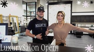 Luxury Modern Beauty Salon Tour  Best hair salon in the world [upl. by Idonah842]