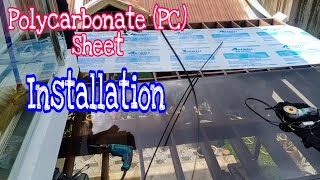 Paano Mag Install ng PC Polycarbonate Sheet [upl. by Goulet380]