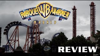 Parque Warner Madrid Review  Spain Amusement Park [upl. by Eemia667]