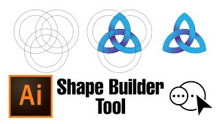 The Shape Builder Tool  Logo Design  Adobe Illustrator  Tutorial [upl. by Stovall]