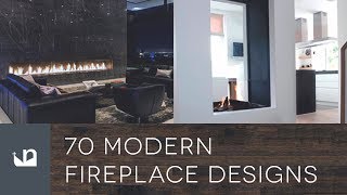 70 Modern Fireplace Designs [upl. by Trbor]