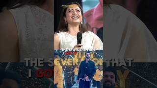 Rashmika Mandanna 🪷 Reveals Her Relationship Status  Rashmika Speech [upl. by Southworth377]