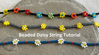 Beaded Daisy String [upl. by Niwdla494]