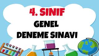 4 Sınıf Genel Deneme Sınavı 2021 [upl. by Ralina]