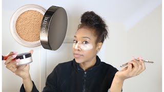 UNBOXING AND APPLYING LAURA MERCIER LOOSE SETTING POWDER  TRANSLUCENT  FINALLY [upl. by Dloraj94]