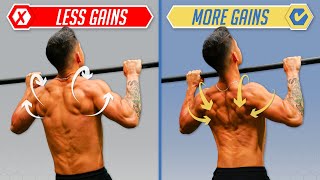 How To Get MORE Gains From PullUps 4 Mistakes You Need To Fix [upl. by Sivle]