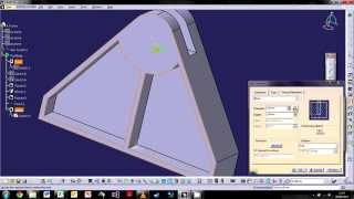 CATIA V5 The Basics  Tutorial 3 3D Modelling Part 1 [upl. by Traggat]