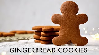 GINGERBREAD COOKIES  gingerbread man recipe [upl. by Binette587]