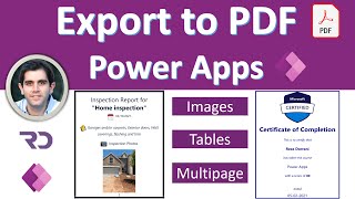 Power Apps Export to PDF [upl. by Meggi]