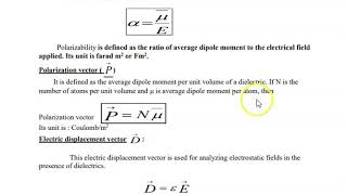 Dielectric Materials  Introduction and Basic Definitions [upl. by Lyrradal]