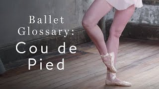 Ballet Glossary Cou de Pied [upl. by Taam]