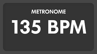 135 BPM  Metronome [upl. by Okram]