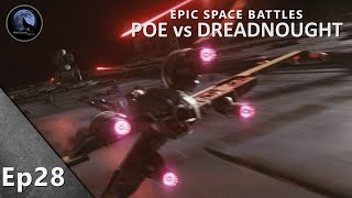 Epic Space Battles  Poe vs The Dreadnought  Star Wars Episode VIII [upl. by Nyltiac211]