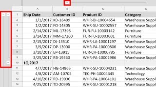 Google Sheets  Group Rows and Columns [upl. by Guntar]